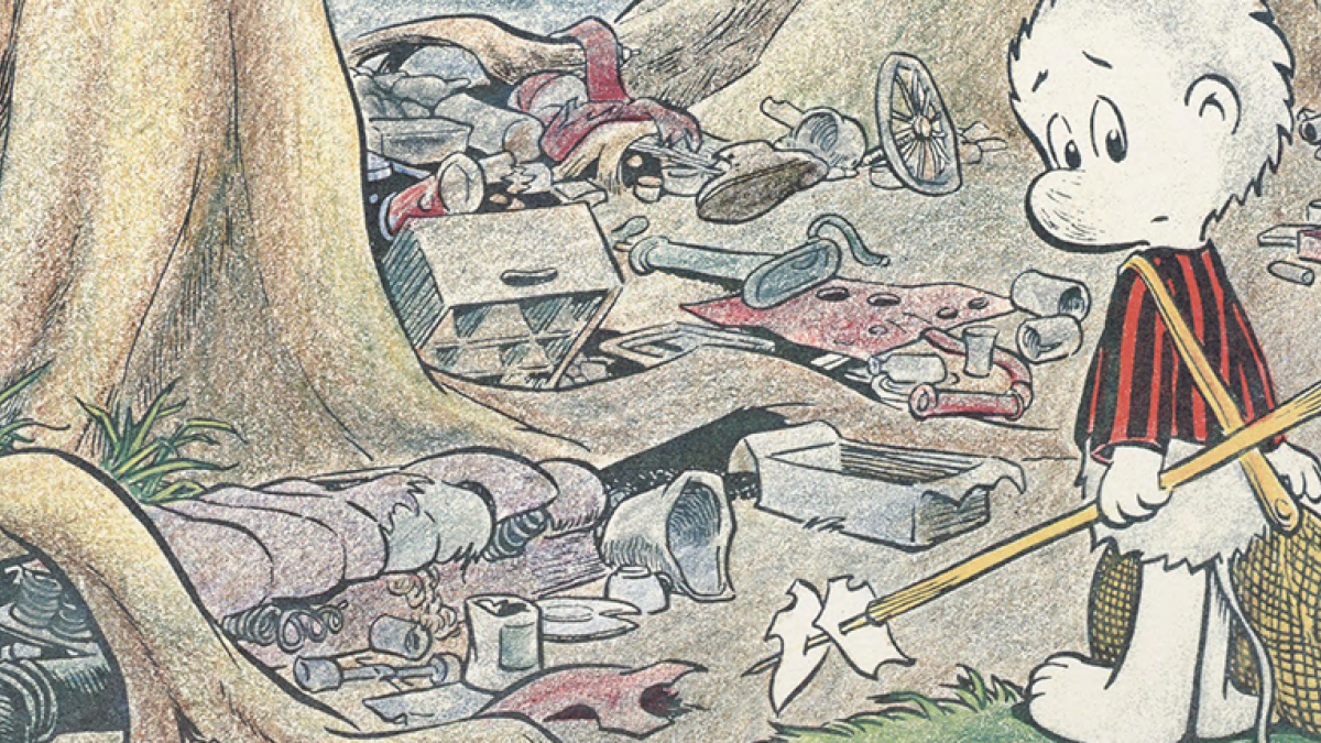 Cartoon "We have met the enemy and he is us" by Walt Kelly